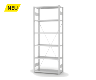 hofe Antibakterielles Regal AntiBac®, Höhe x Breite x Tiefe 2500 x 1060 x 435 mm, 6 Böden